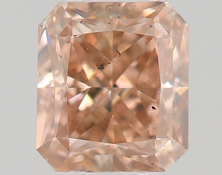 Radiant Fancy Brown Pink Natural Diamond 0.21ct SI1 loose diamond