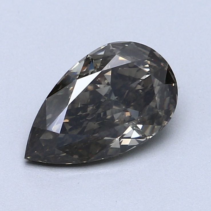 Pear Fancy Dark Yellowish Gray Natural Diamond 1.62ct SI2 loose diamond