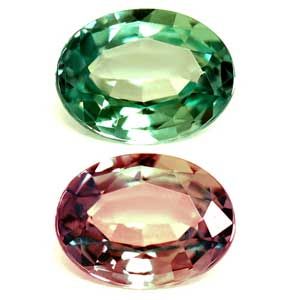 Oval Green Alexandrite 0.21ct loose gemstone