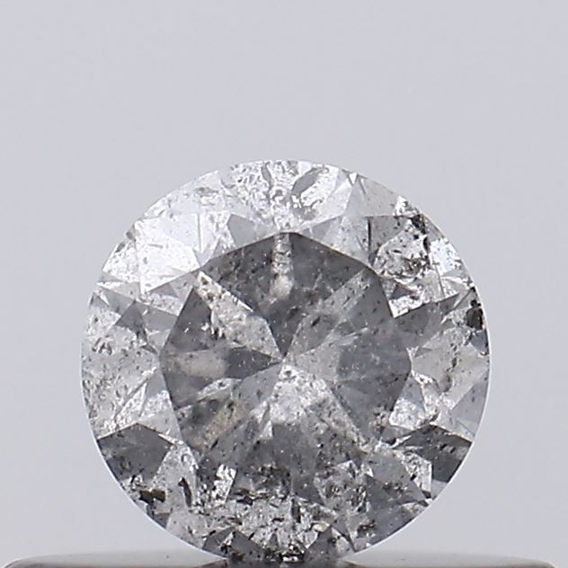 Round Salt And Pepper Natural Diamond 0.31ct I3 loose diamond