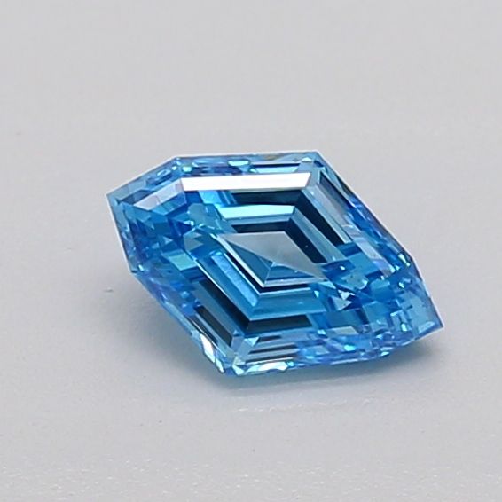 Lozenge Fancy Vivid Blue Lab-grown Diamond 0.4ct VS1 loose diamond