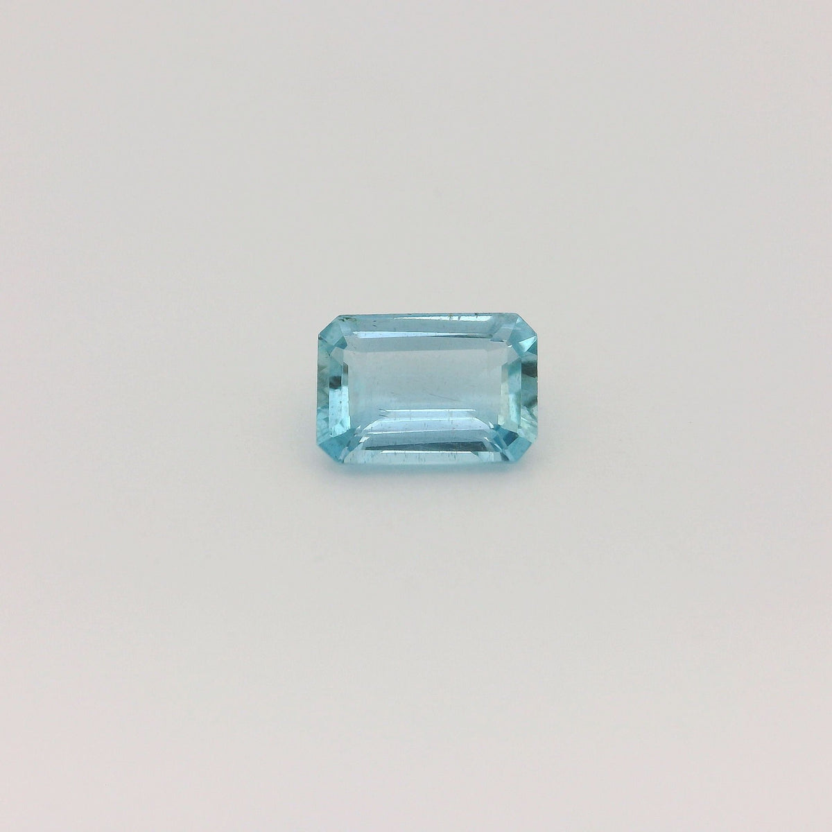 Octagonal Blue Aquamarine 0.74ct loose gemstone