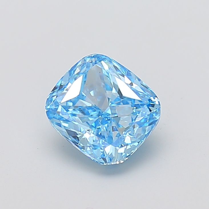 Cushion Fancy Vivid Blue Lab-grown Diamond 2.04ct VS1 loose diamond