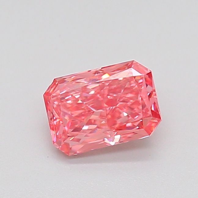 Radiant Fancy Vivid Pink Lab-grown Diamond 0.74ct VS2 loose diamond