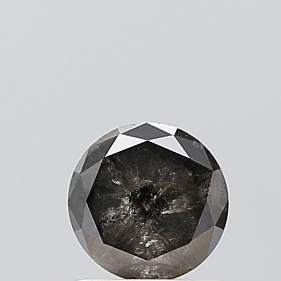 Round Salt And Pepper Natural Diamond 0.87ct VVS2 loose diamond
