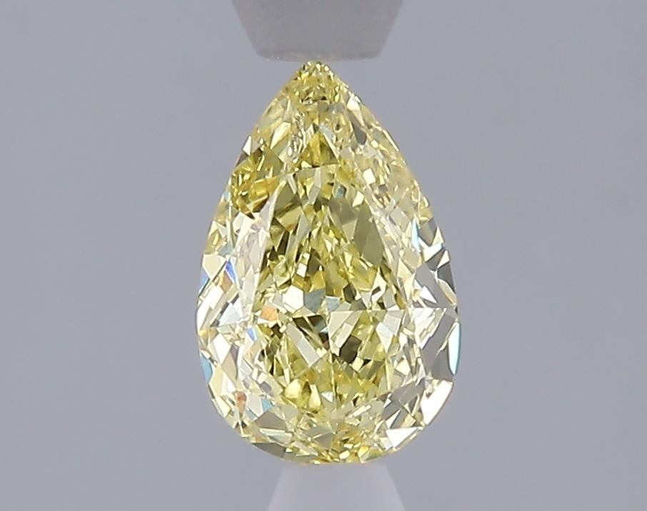 Pear Fancy Intense Yellow Lab-grown Diamond 1.02ct VS1 loose diamond