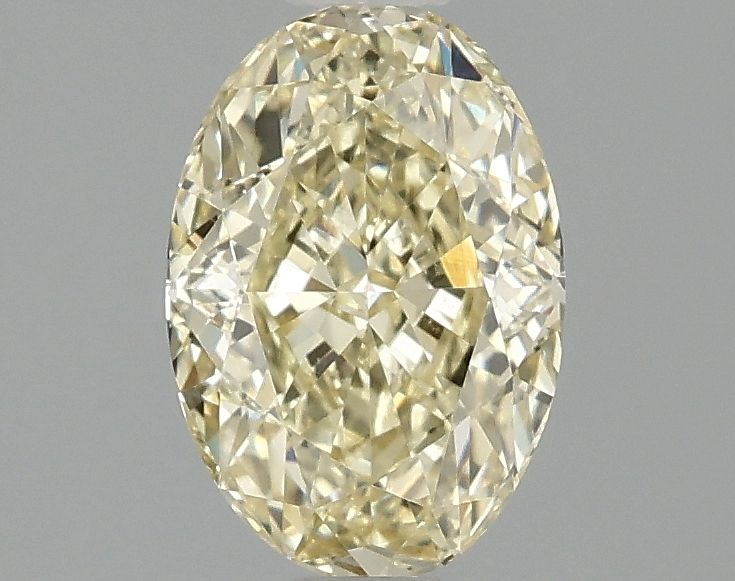 Oval Fancy Intense Yellow Lab-grown Diamond 1.51ct VS1 loose diamond