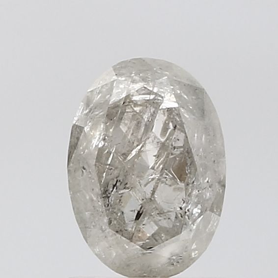 Oval Salt And Pepper Natural Diamond 0.99ct VVS2 loose diamond