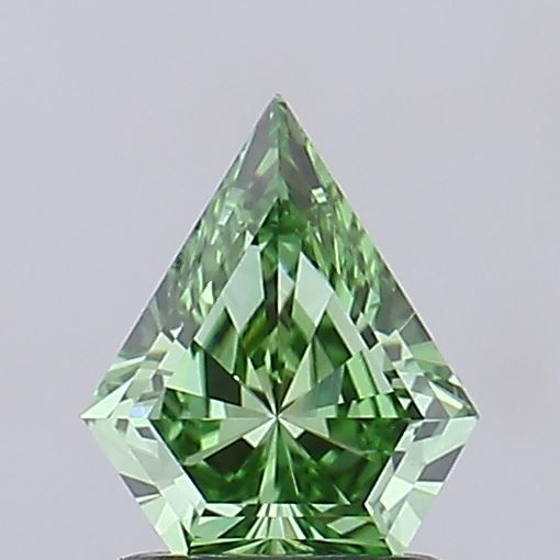 Shield Fancy Vivid Green Lab-grown Diamond 1.11ct VVS2 loose diamond