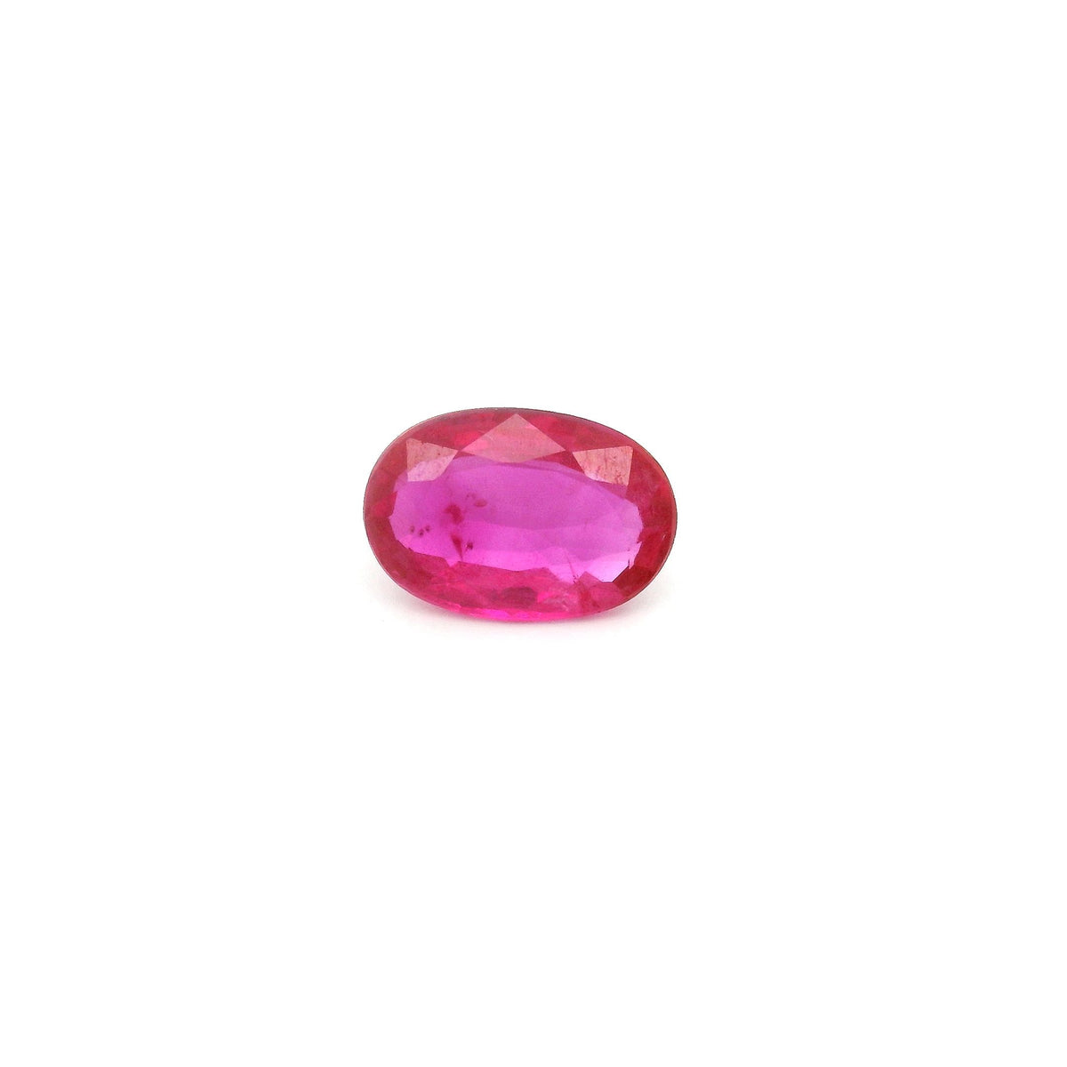 Oval Red Ruby 0.8ct loose gemstone