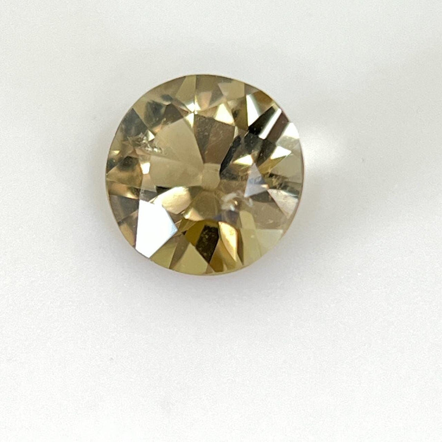 Round Yellow Tourmaline 0.91ct loose gemstone