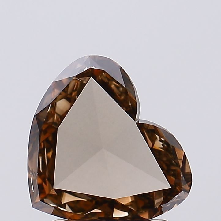 Heart Fancy Brown Lab-grown Diamond 1.08ct VS2 loose diamond