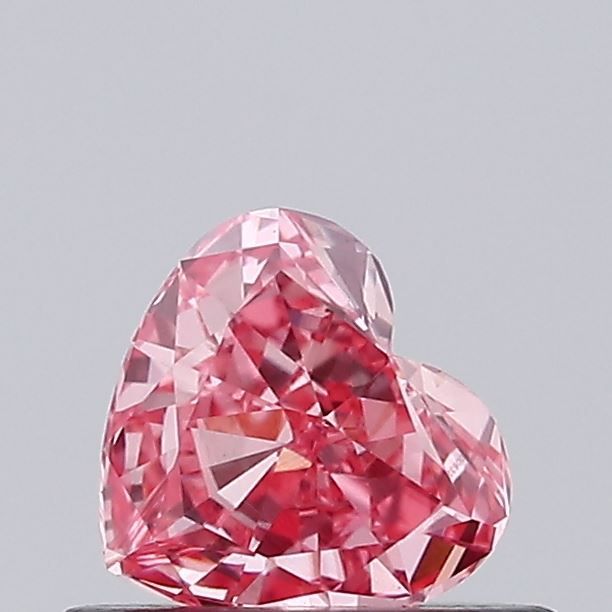 Heart Fancy Vivid Pink Lab-grown Diamond 0.44ct VVS2 loose diamond