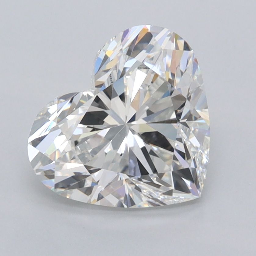 Heart Lab-Grown Diamond 2.06ct D VVS1