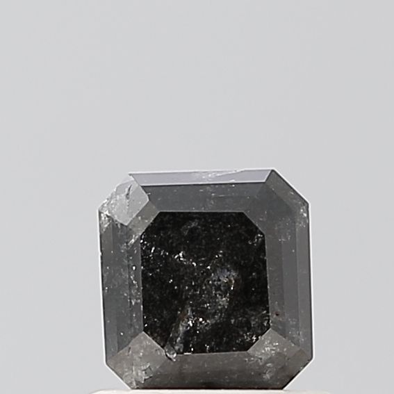 Asscher Salt And Pepper Natural Diamond 0.59ct VS1 loose diamond