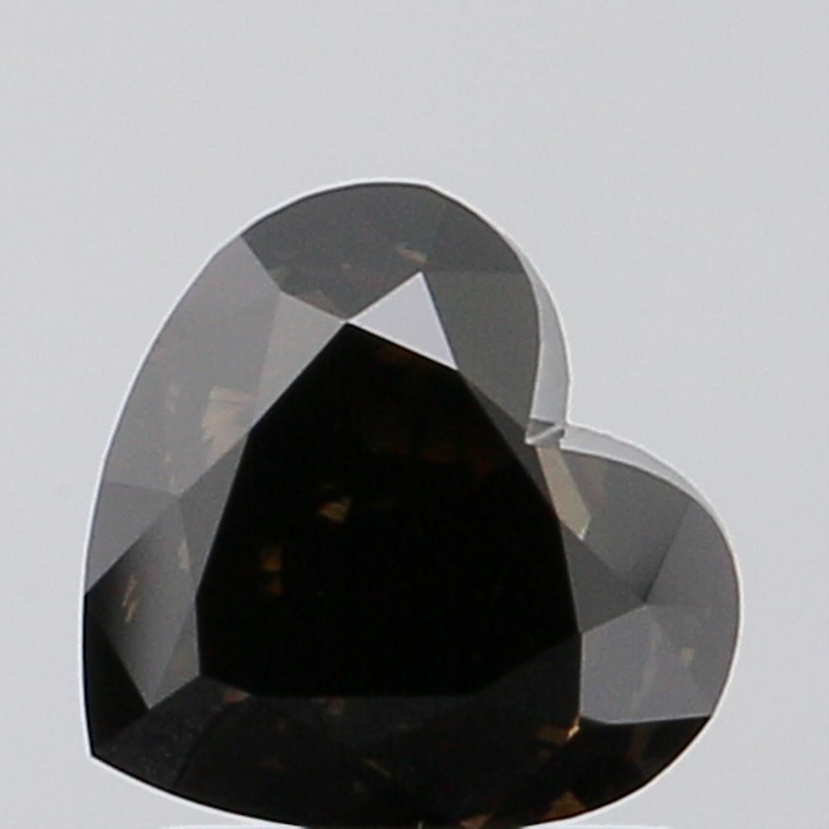 Heart Fancy Deep Black Lab-grown Diamond 2ct VS2 loose diamond