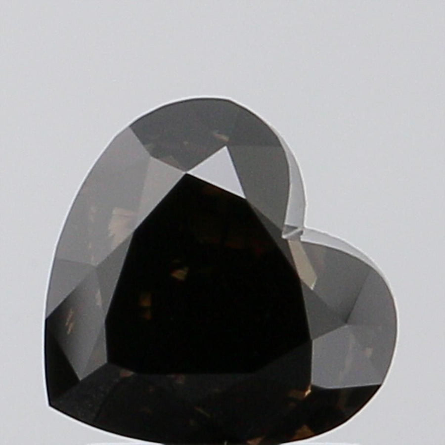 Heart Fancy Deep Black Lab-grown Diamond 2ct VS2 loose diamond