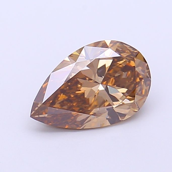 Pear Fancy Brown Lab-grown Diamond 1.15ct VVS2 loose diamond
