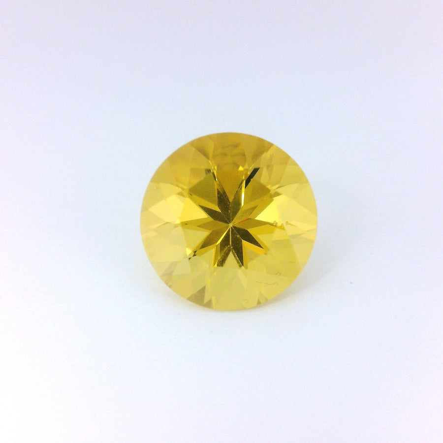Round Yellow Heliodor 2.98ct loose gemstone