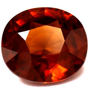Oval Orange Garnet 8.98ct loose gemstone