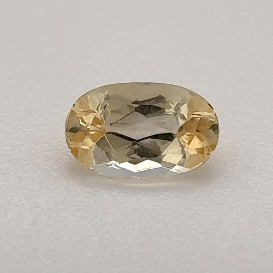 Oval Yellow Topaz 0.655ct loose gemstone