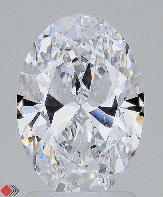 Oval Lab-Grown Diamond 2.10ct D VVS1