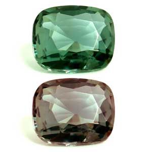 Cushion Green Alexandrite 0.22ct loose gemstone
