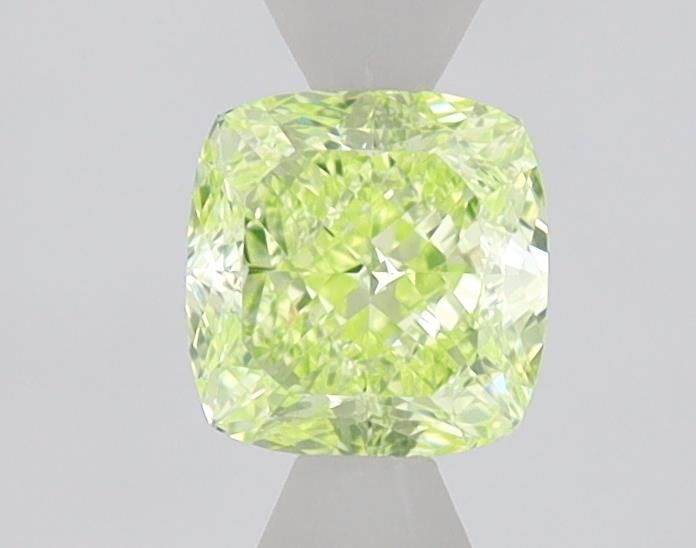 Cushion Fancy Intense Green Natural Diamond 0.83ct VVS1 loose diamond