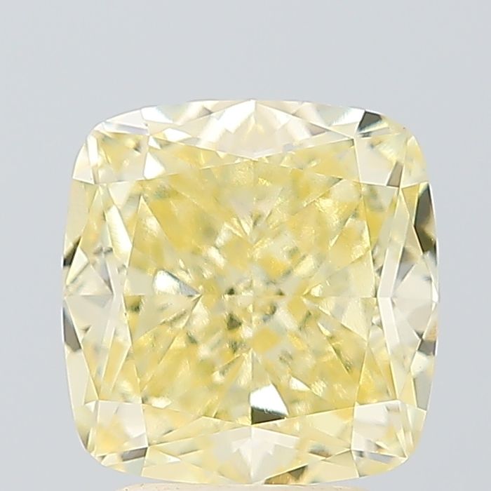 Cushion Fancy Yellow Lab-grown Diamond 3.02ct VVS2 loose diamond