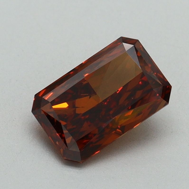 Radiant Fancy Vivid Orange Lab-grown Diamond 1.04ct VVS2 loose diamond