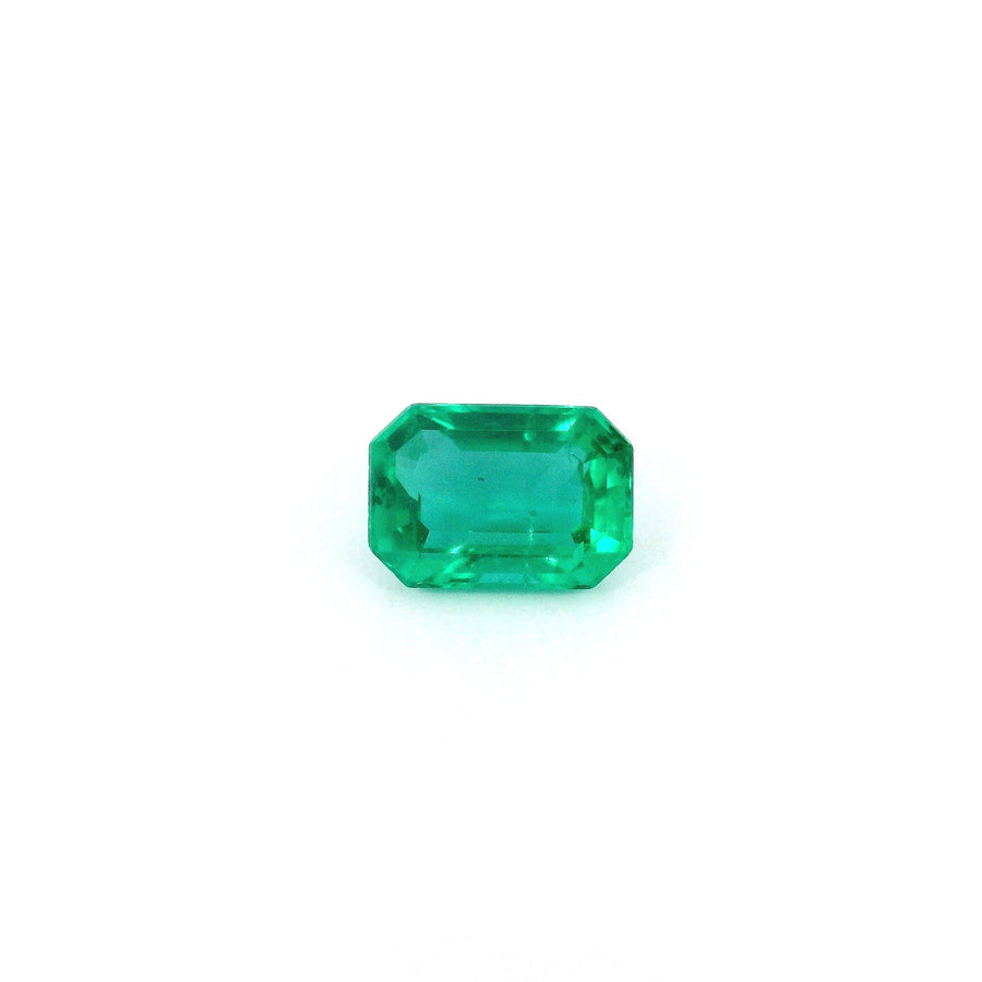 Octagonal Green Emerald 0.78ct loose gemstone