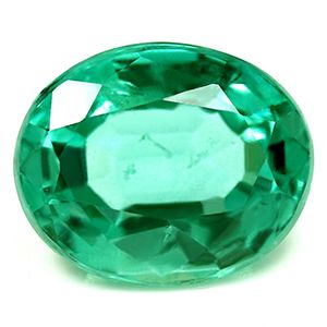 Oval Green Emerald 3.11ct loose gemstone