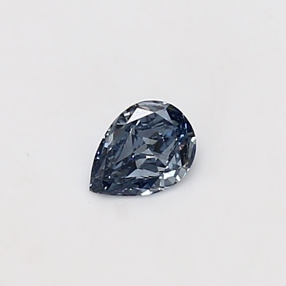 Pear Fancy Deep Blue Natural Diamond 0.16ct VS2 loose diamond