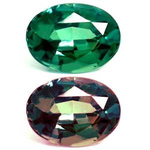 Oval Green Alexandrite 0.19ct loose gemstone