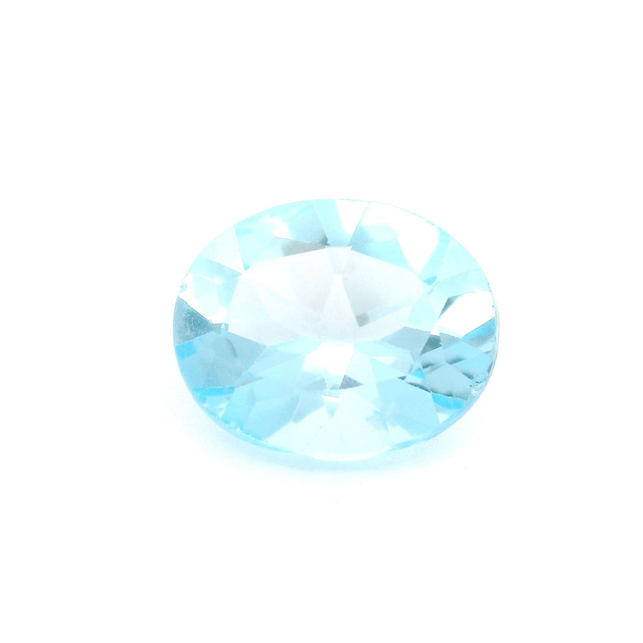 Oval Blue Topaz 5.42ct loose gemstone