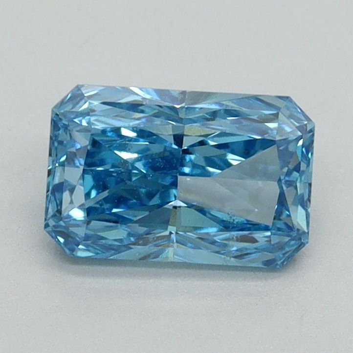 Radiant Fancy Vivid Blue Lab-grown Diamond 0.97ct VS2 loose diamond
