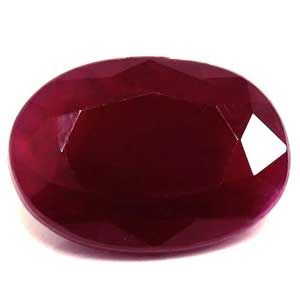 Oval Red Ruby 3.02ct loose gemstone