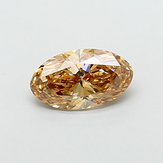 Oval Fancy Light Brown Lab-grown Diamond 2.02ct VS1 loose diamond
