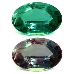 Oval Green Alexandrite 0.18ct loose gemstone