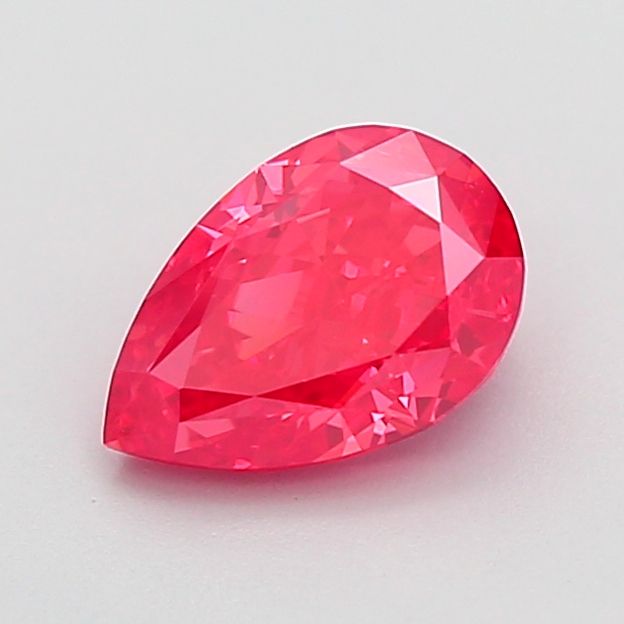Pear Fancy Vivid Red Lab-grown Diamond 1.02ct VS1 loose diamond