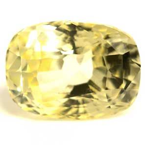 Cushion Yellow Sapphire 3.05ct loose gemstone