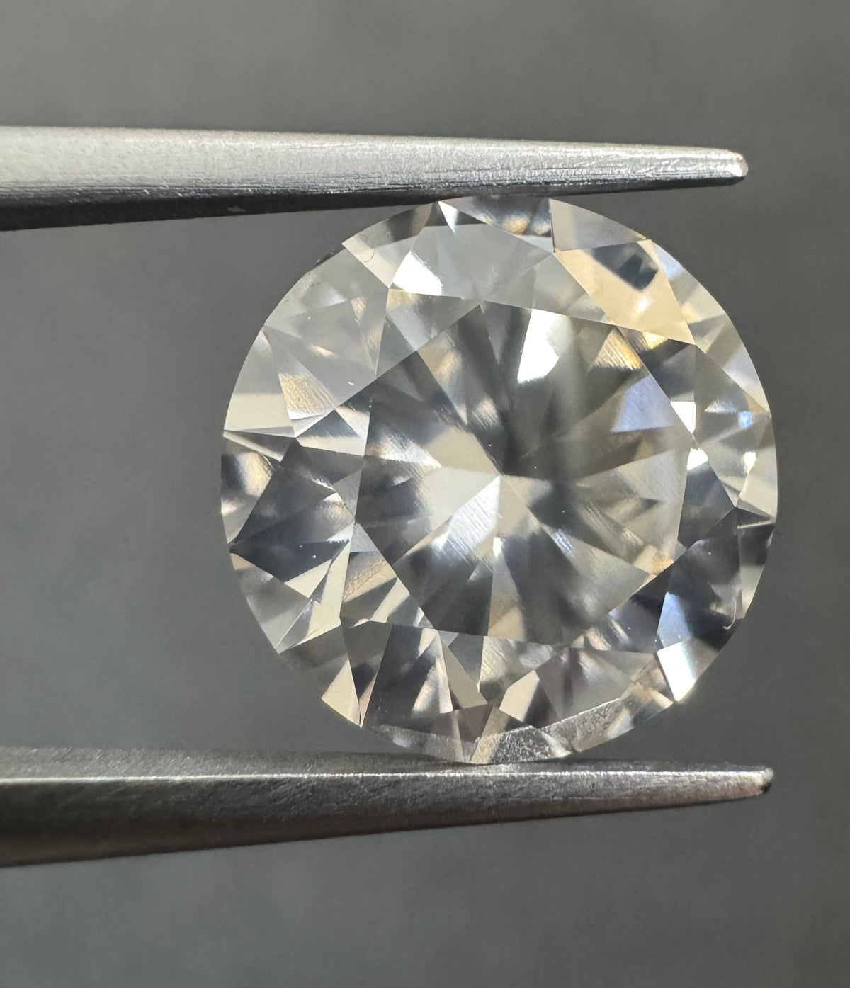 Round Fancy Light Gray Natural Diamond 5.15ct SI2 loose diamond