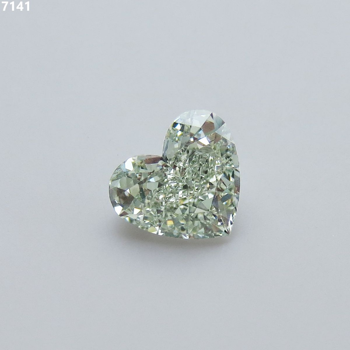 Heart Fancy Light Gray Natural Diamond 1.27ct VS2 loose diamond