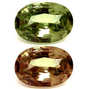 Oval Green Alexandrite 0.74ct loose gemstone
