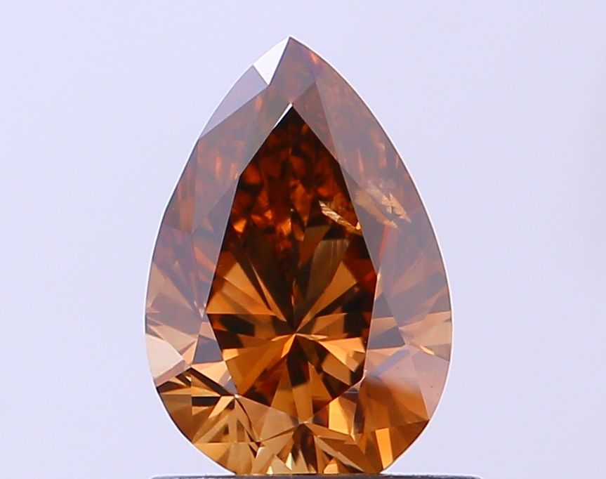 Pear Fancy Brown Natural Diamond 1.01ct SI1 loose diamond