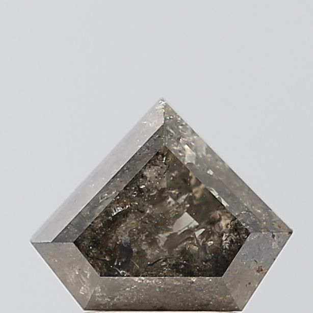 Trilliant Salt And Pepper Natural Diamond 1.96ct VS2 loose diamond