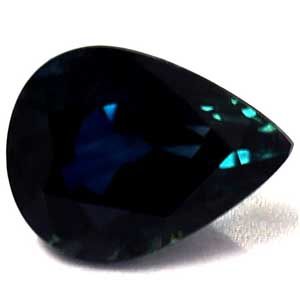Pear Blue Sapphire 1.63ct loose gemstone