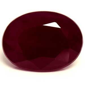 Oval Red Ruby 3.37ct loose gemstone