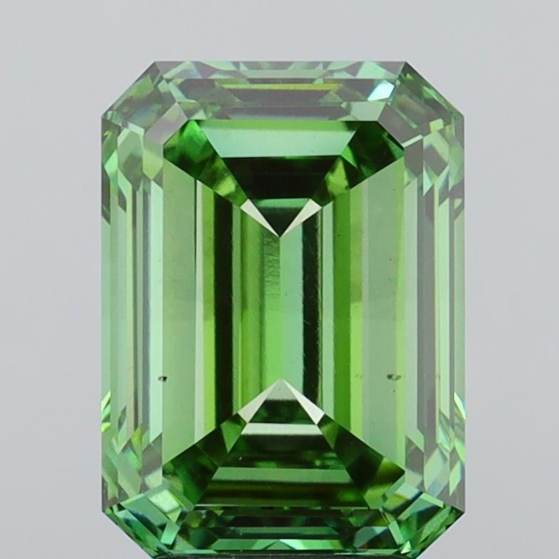 Emerald Fancy Vivid Green Lab-grown Diamond 5.05ct VS2 loose diamond