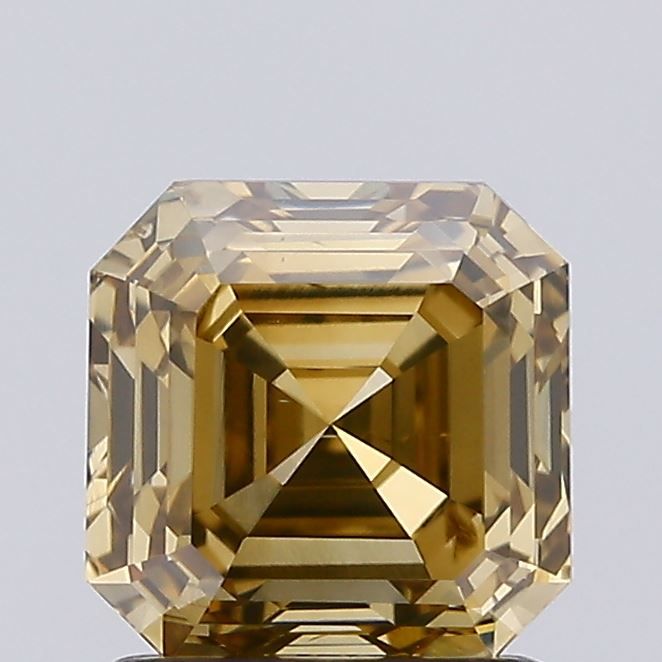 Asscher Fancy Brown Natural Diamond 1.52ct VS2 loose diamond
